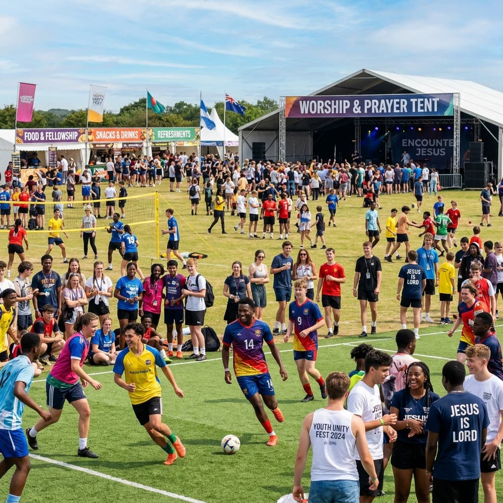 Worship and Fellowship at Mega Sports Fest